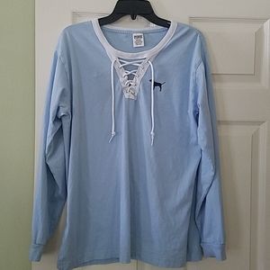Pink brand shirt